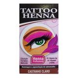 Henna Para Sobrancelha Tattoo Henna Castanho Claro
