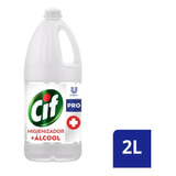 Higienizador + Álcool Profissional Sem Perfume 2l Cif