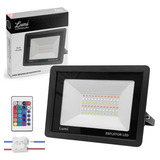 Holofote Super Led Refletor 200watts Flex A Prova D'água 110v/220v Bivolt Colorido Rgb