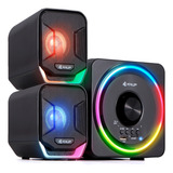 Home Theater Caixa De Som Bluetooth Rgb Amplificada Potente