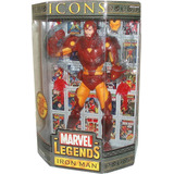 Homem De Ferro Figura Marvel Legends Icons Iron Man Boneco