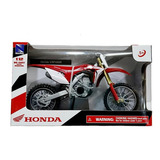Honda Crf450r Motocross Escala 1/12 New Ray Color Red