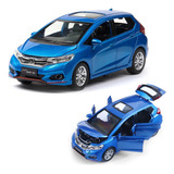 Honda Fit Solidwing Miniatura Metal Carro Com Luzes E Som