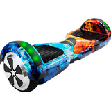 Hoverboard Overboard Skate Elétrico 6.5 Bluetooth Com Led Cor Gelo E Fogo
