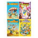 Hq Disney Culturama Ed. 58 Tio Patinhas, Mickey, Pato Donald E Histórias Curtas - Kit 4 Vols Edição 58
