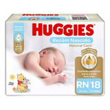 Huggies Natural Care Rn 18 U Tamanho Recém-nascido (rn)
