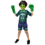 Hulk Com Luvas E Mascara Infantil Super Herois