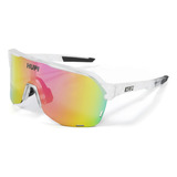 Hupi Ciclismo Huez 17.5x5.3cm Óculos De Sol Rosa E Cristal Em Policarbonato