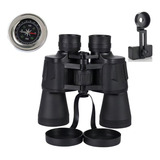Iboa A1093 Binoculo Com Suporte 20x50 De Longo Alcance 10km Profissional Cor Preto