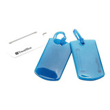 Identificador De Bagagem | Kit C/ 2 Unidades Cor Azul Fluorescente