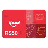 Ifood Gift Card R$50 Cupom Promocional Receba Via Chat