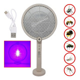 Iluminação Uv Raquete Elétrica Atrai Extermina Pernilongos Luatek Dp839
