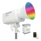 Iluminador Led Amaran 300c Rgbww Branco Luz Contínua 300w Mo Luz Rgb 110v/220v