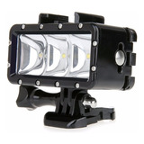 Iluminador Luz Led Gopro Mergulho Flash Sj4000 Prova Da Água