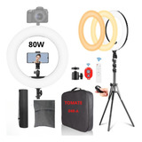 Iluminador Ringhlight Hing Light 48cm Grande Potente 19 Pole