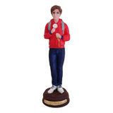 Imagem Do Santo Beato Carlo Acutis 12cm Resina