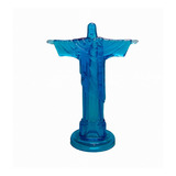 Imagem Jesus Redentor Luminária Acrílico Azul