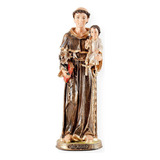 Imagem Material Resina: Santo Antonio E Menino Jesus (768) Cor Pintura Barroco