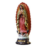 Imagem Nossa Senhora De Guadalupe 20cm Resina Importada