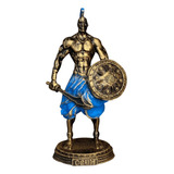 Imagem Orixá Ogum - Estátua Decorativa Exclusiva Cor Dourado