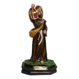 Imagem São Longuinho Resina 11 Cm Pequena Santo Santa