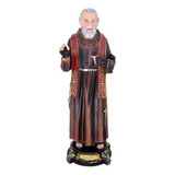 Imagem São Padre Pio 12,5 Cm - Resina Premium