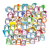 Imãs De Geladeira De Emojis 50 Un - Mural De Fotos Emoctions