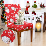 Imperdível Kit 6 Capas Protetora Cadeira Antigato De Natal