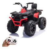 Importway Bw209 Quadriciclo Eletrico Infantil Musica Luzes Farol Acende Cor Vermelho