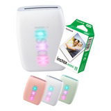 Impressora Bluetooth Instax Mini Link 3 Com Filme 10 Fotos Cor Branca