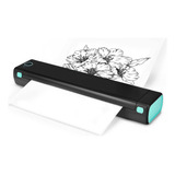Impressora Térmica Bluetooth Recarregável Portátil Type-c M08f Cor Preta