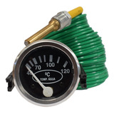 Indicador Temperatura Agua 5 Metros 52mm Redondo Caminhao On