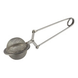 Infusor De Chá Ervas Inox Coador Peneira Bolinha Cabo