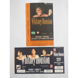 Ingressos De Whitney Houston Milano 07 Out. Paris 30 Nov 93