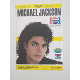 Ingressos Michael Jackson Roma 23/05/1988.