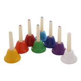 Instrumento De Mão Musical Coloridos Kit C/ 8 - Infantil