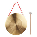Instrumento Gong Copper Hand Gong, Capela De Martelo De Latã