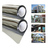 Insulfilm Espelhado Prata C/ Fume 13m X 1,50m Smoke + Brinde