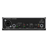 Interface Áudio Profissional Behringer Umc22 Usb Lj Oficial
