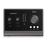 Interface De Áudio Audient Id14 Mkii 10 Entradas 2 Saídas, Cor Cinza Escuro