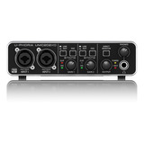 Interface De Áudio Behringer U-phoria Umc202 Preta 2ª Geração