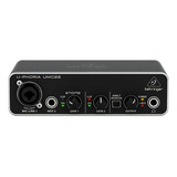 Interface De Áudio Behringer U-phoria Umc22 Studio - Preta
