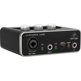 Interface De Audio Usb 2 Canais 48 Khz Behringer Um2 Um 2 