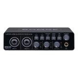 Interface De Áudio Usb Bomge U202 Com Pré-amplificador De Microfone. Cor Verde Escuro