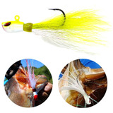 Isca Artificial Killer Jig 10gr By Eduardo Monteiro Tucunaré Cor 45 - Amarelo E Branco