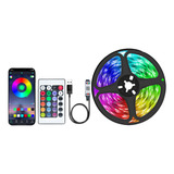J Luz Noturna Flexível, Faixa De Luz Led Bluetooth