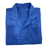 Jaleco Antiestático Lavável Avental P Azul Marinho