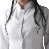 Jaleco Feminino 100% Algodão Gola Padre Laboratório Médica