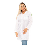 Jaleco Feminino Bordado Grátis Nome E Técnico De Enfermagem