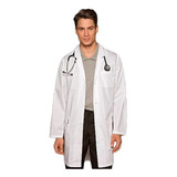 Jaleco Oxford Estudante Masculino Manga Longa Gola Blazer